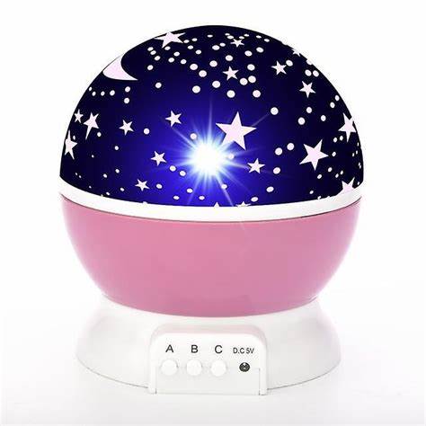 Star Projector Lamp Children Bedroom LED Night Light Baby Lamp Decor